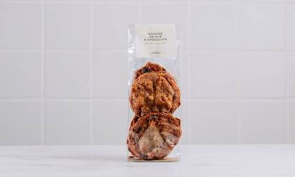Cookies de chocolate e noz