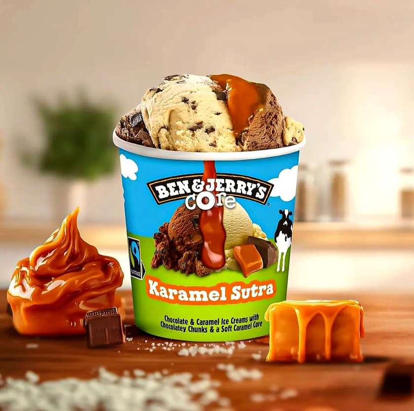 Ben & Jerry’s Karamel Sutra (CORE) Cup Ice Cream 465ML
