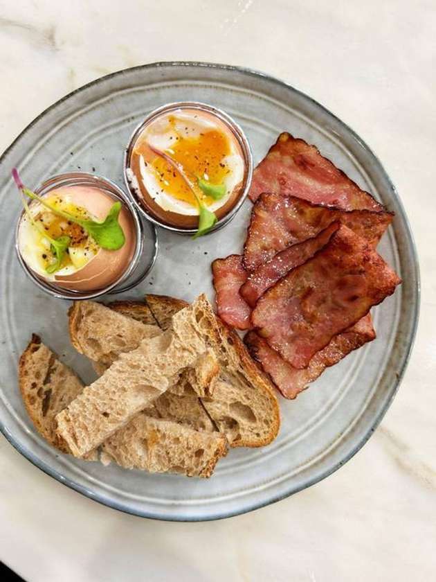 Eggs Bacon Toast