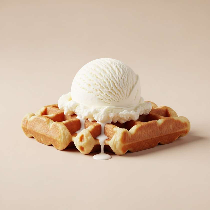 Waffle Ice Cream Vanilla