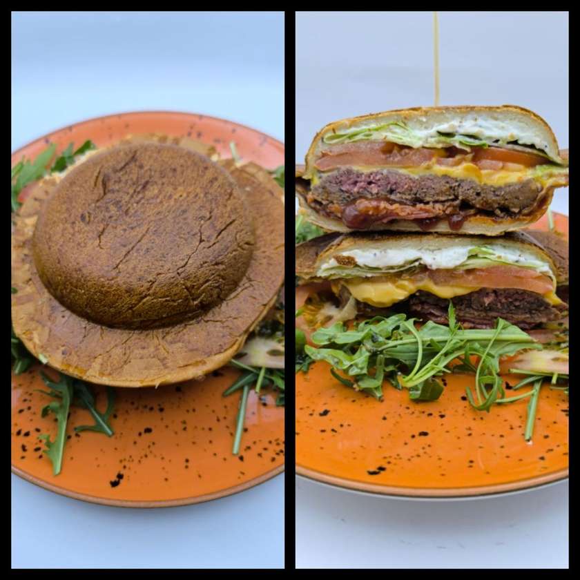 UFO Barbecue Burger + Fries 530g