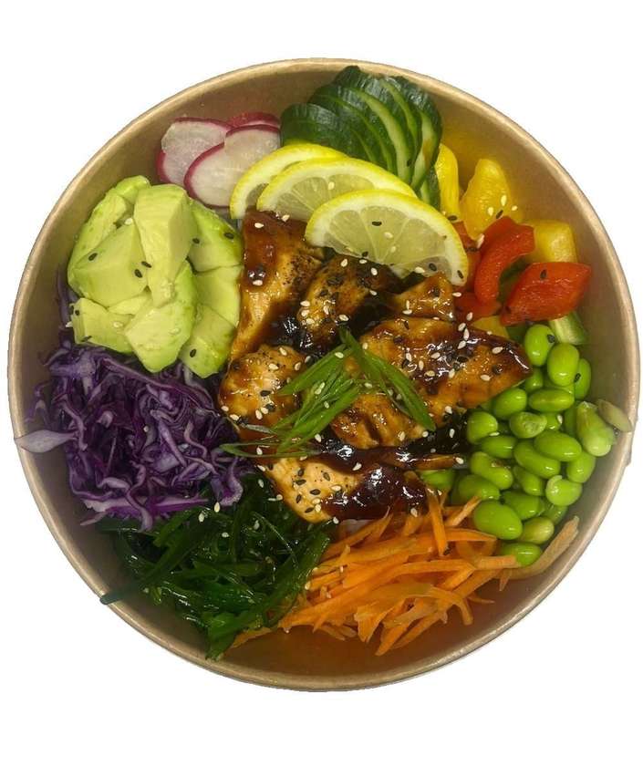 *NEW*Hawaiian Teriyaki Salmon Bawl Large