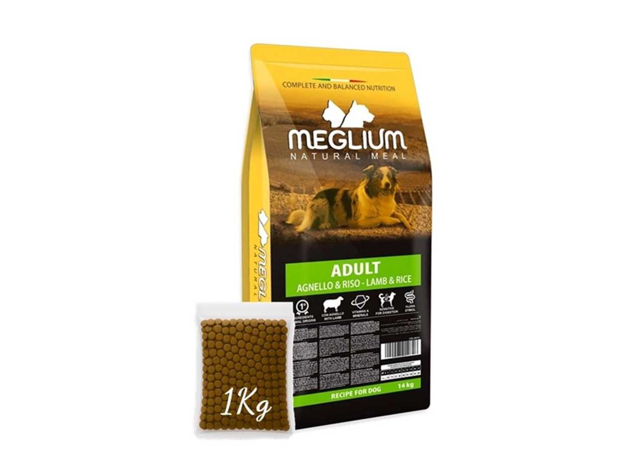 Meglium Dogs Medium Breed with Lamb and Rice (1kg)