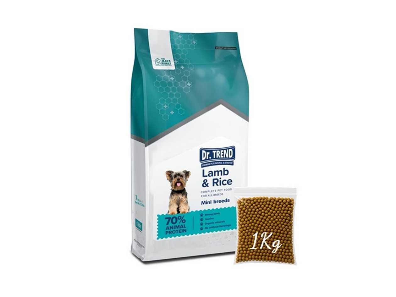 Dr. Trend Puppies Small Breed with Lamb and Rice (1kg)