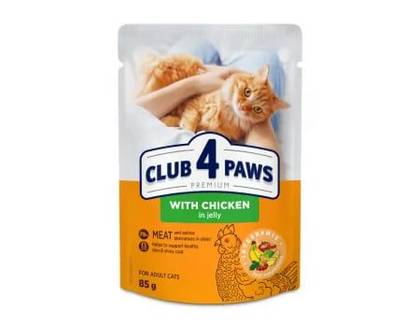 Club 4 Paws Преміум з куркою у желе для дорослих котів