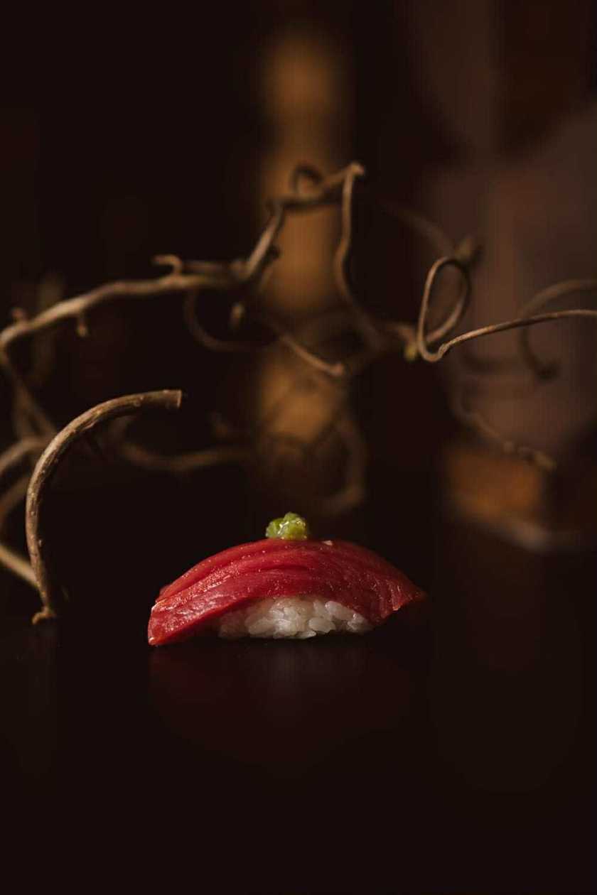 Bluefin tuna (Akami) nigiri