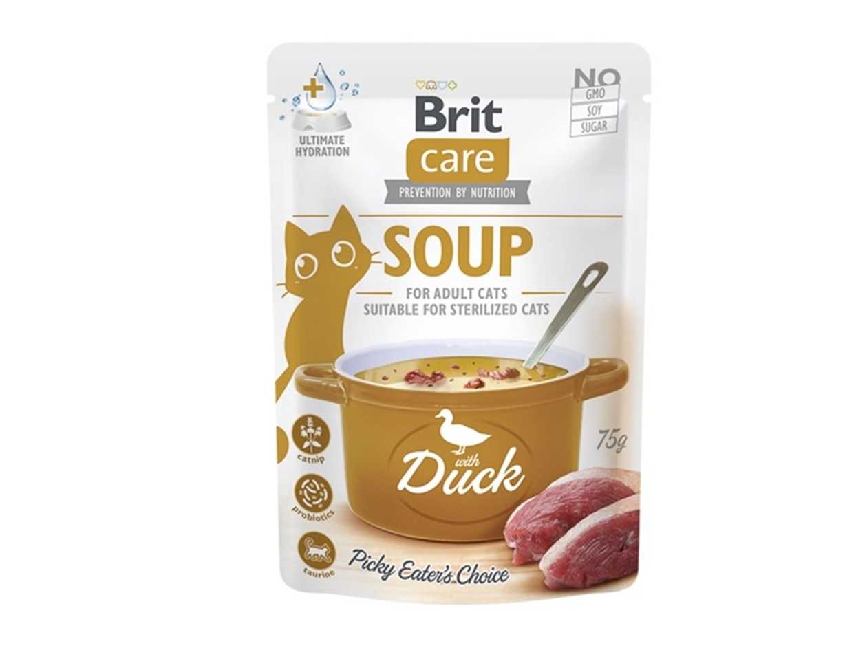 Brit Care Pouch Soup for Cats with Duck (0.075kg)