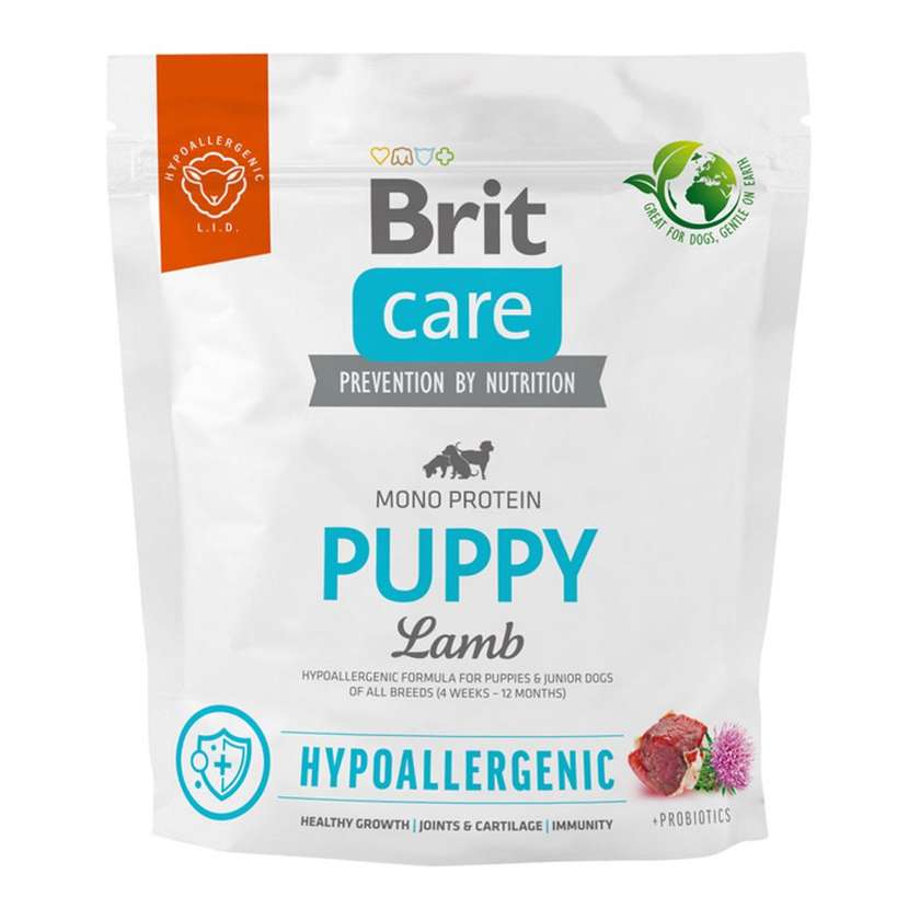 Корм для цуценят Brit Care Dog Hypoallergenic Puppy гіпоалергенний з ягням
