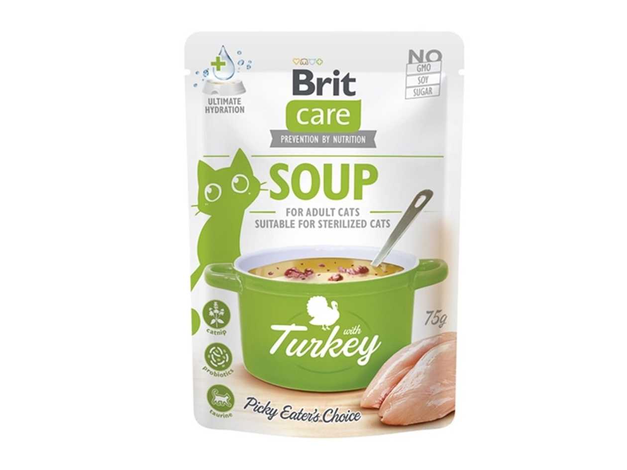 Brit Care Pouch Soup for Cats with Turkey (0.075kg)