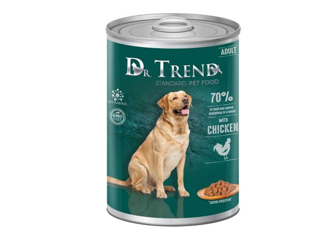 Dr. Trend Canned Dog Food with Poultry (1.25kg)