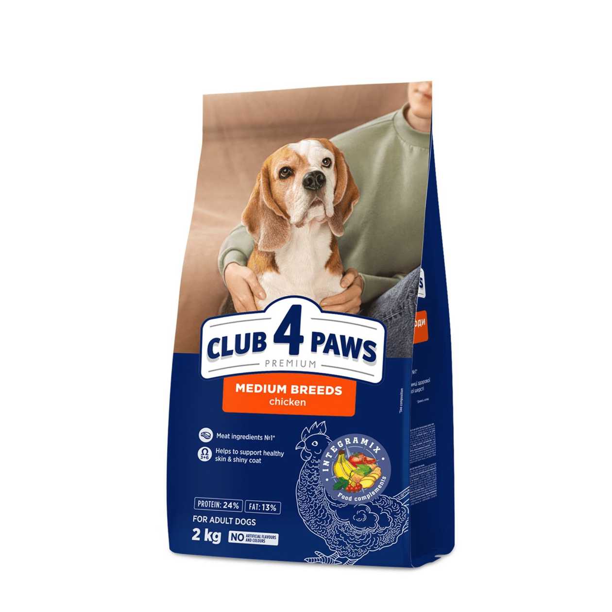 Club 4 Paws Premium сухий корм для собак середніх порід