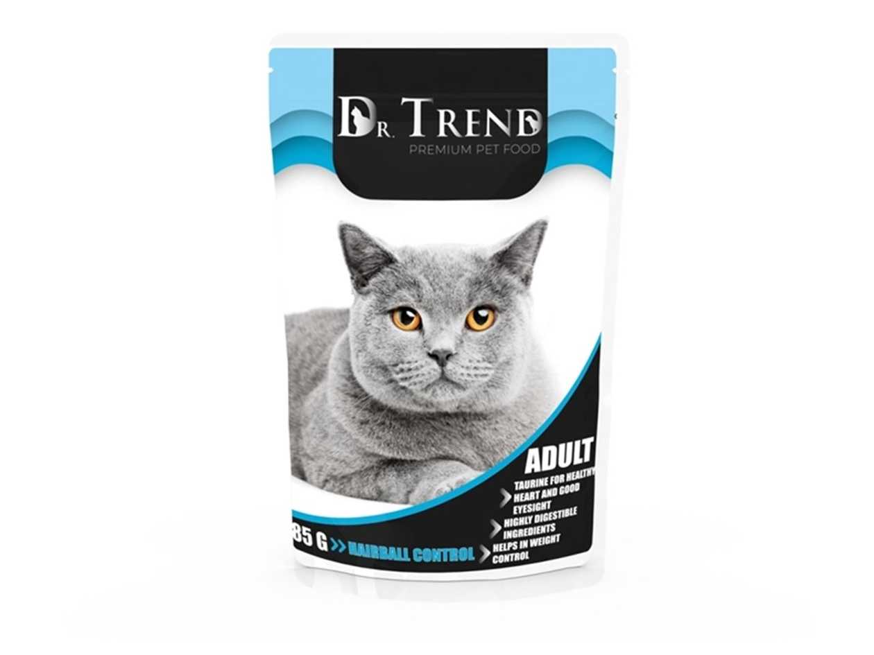 Dr. Trend Pouch Cats Hairball Control Sauce (0.085kg)