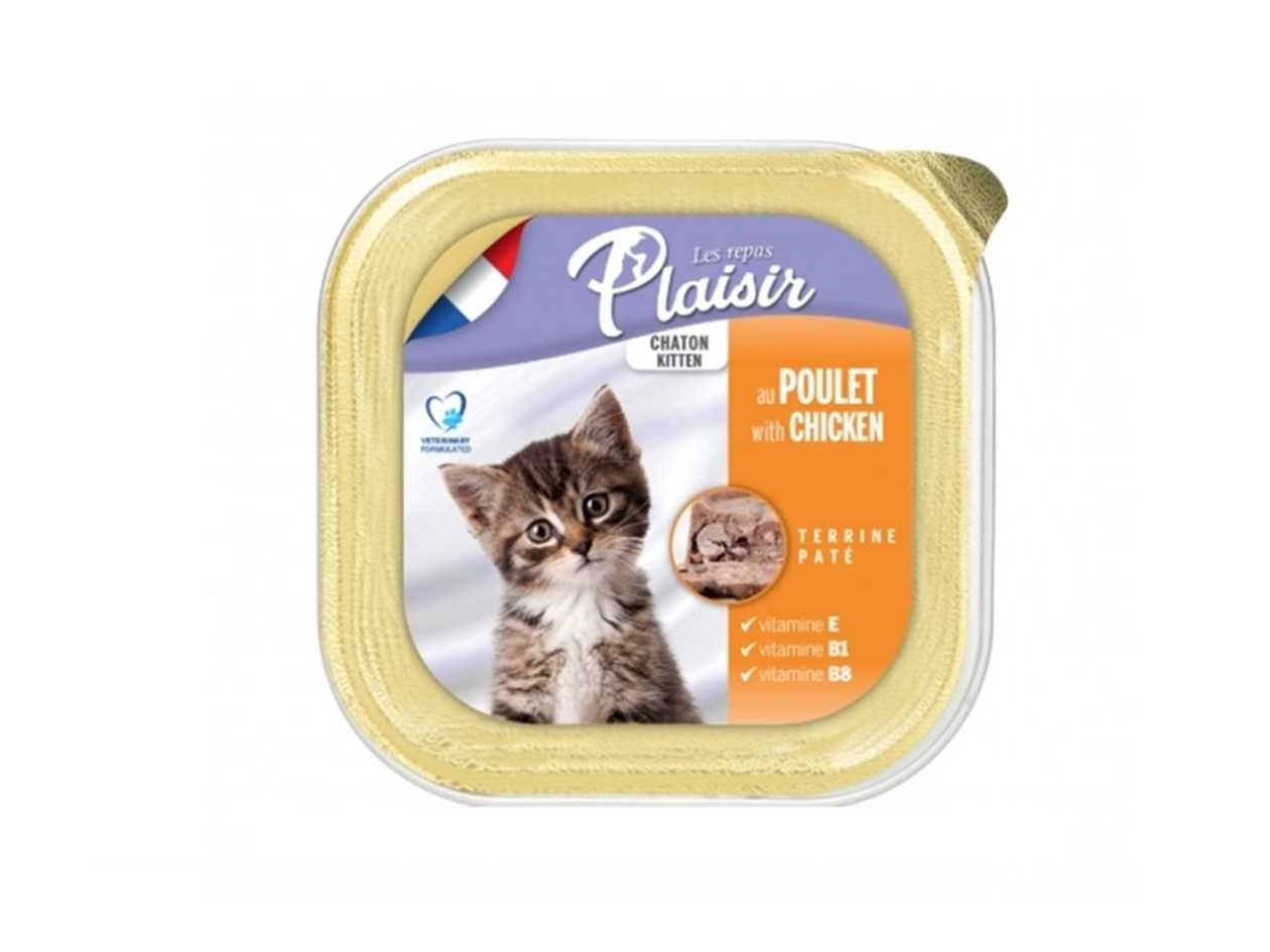 Plaisir Pate Kitten with Poultry (0.1kg)