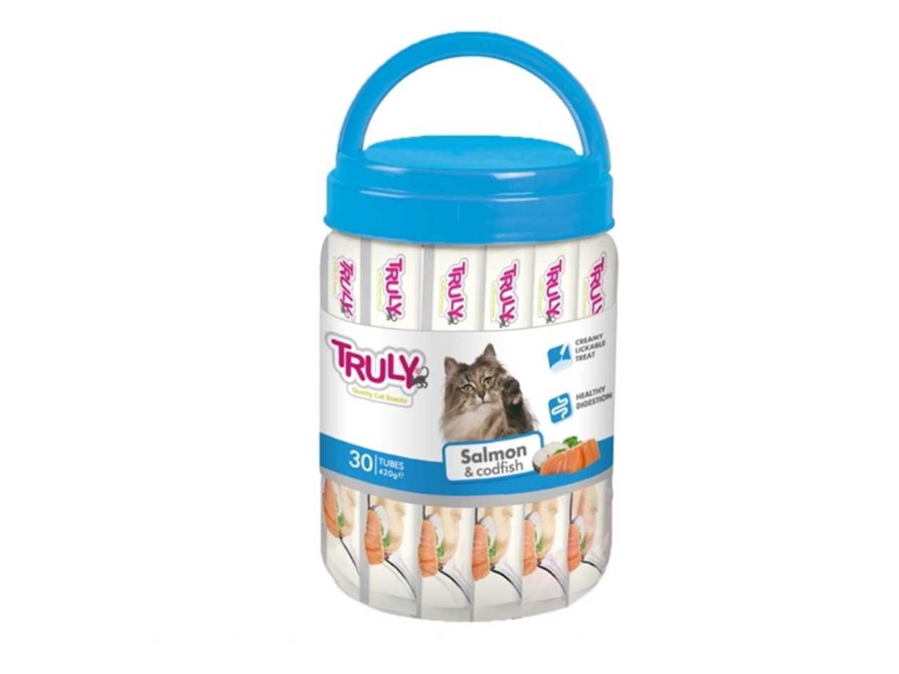 Trully Puree Treats Salmon/Codfish (0.015kg)