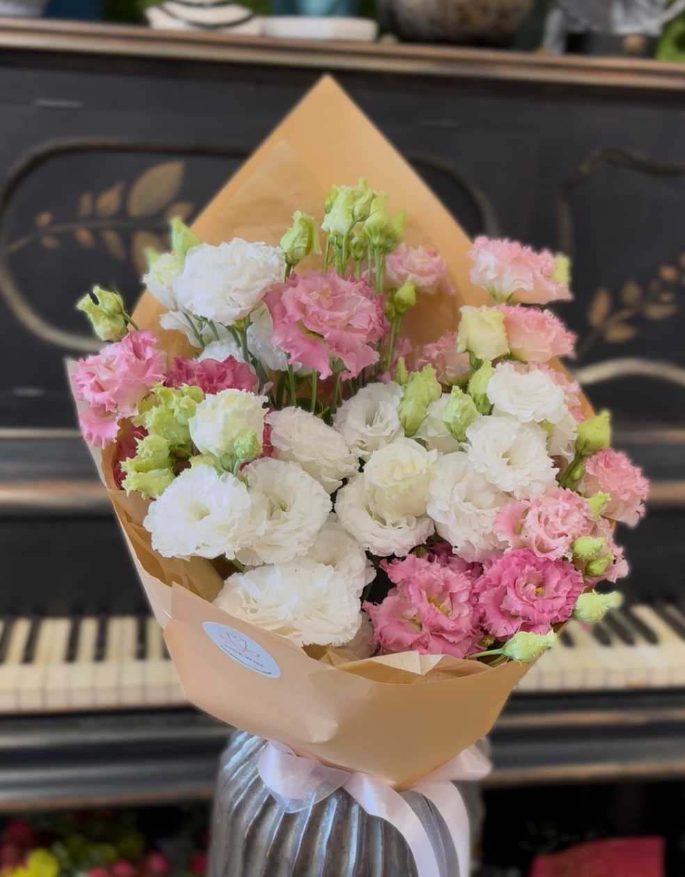 Bouquet with 7 Mix Eustoma