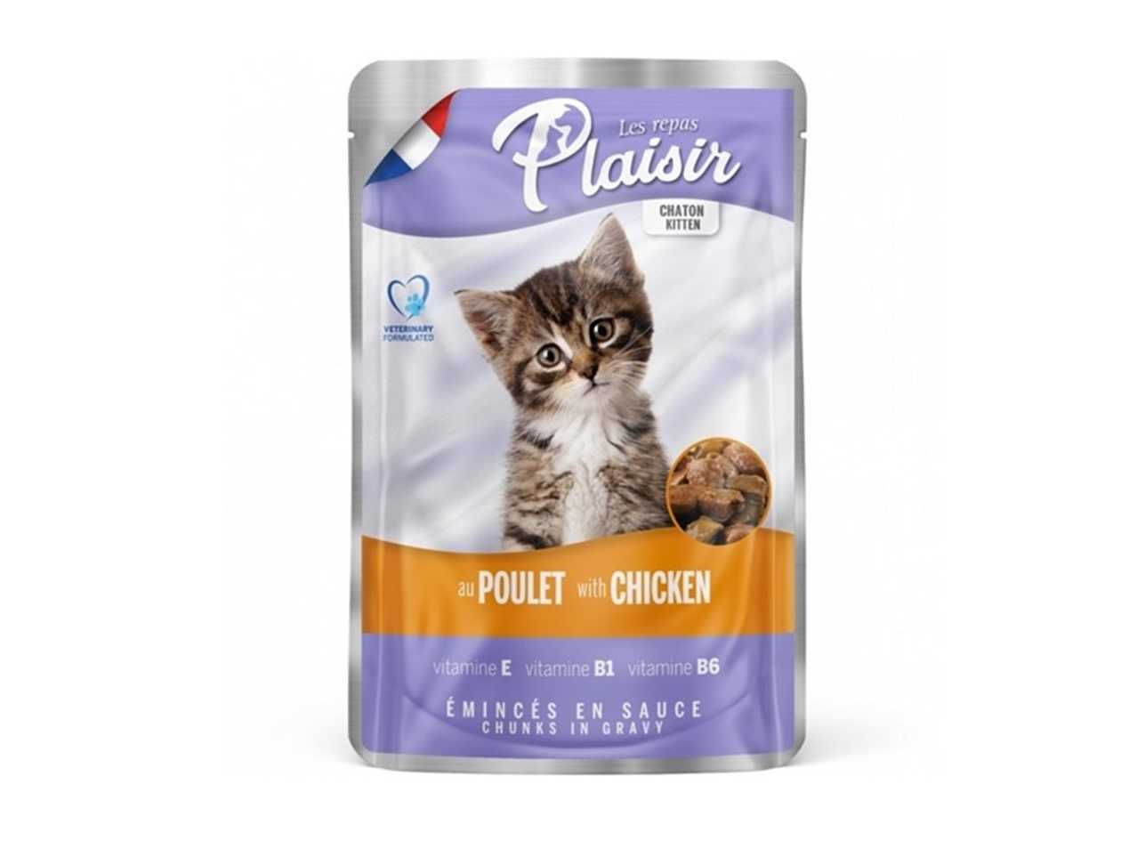 Plaisir Pouch Kitten with Poultry in Sauce (0.1kg)