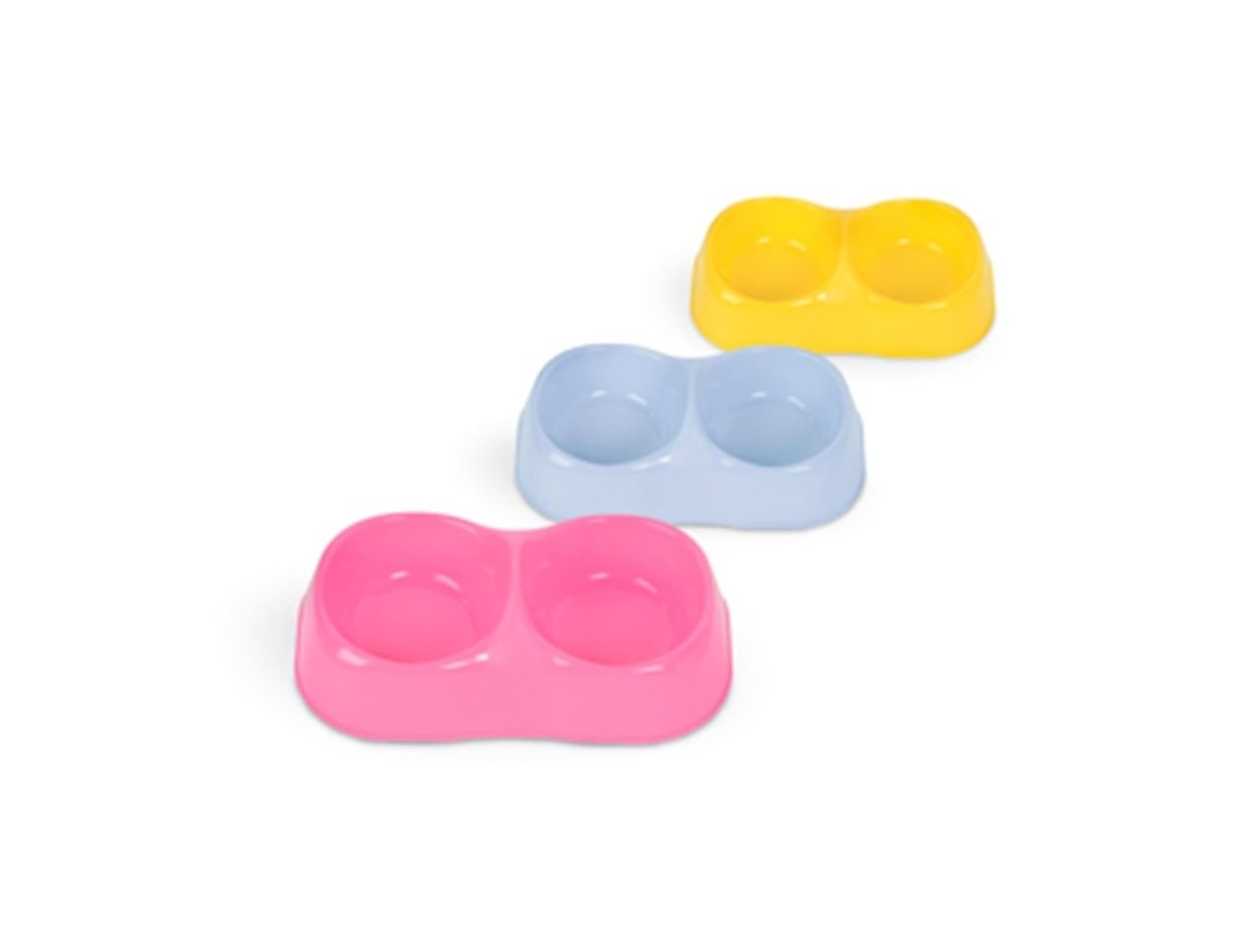 Double Plastic Bowl M