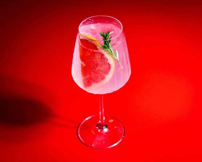 Pink Yuzu Spritz