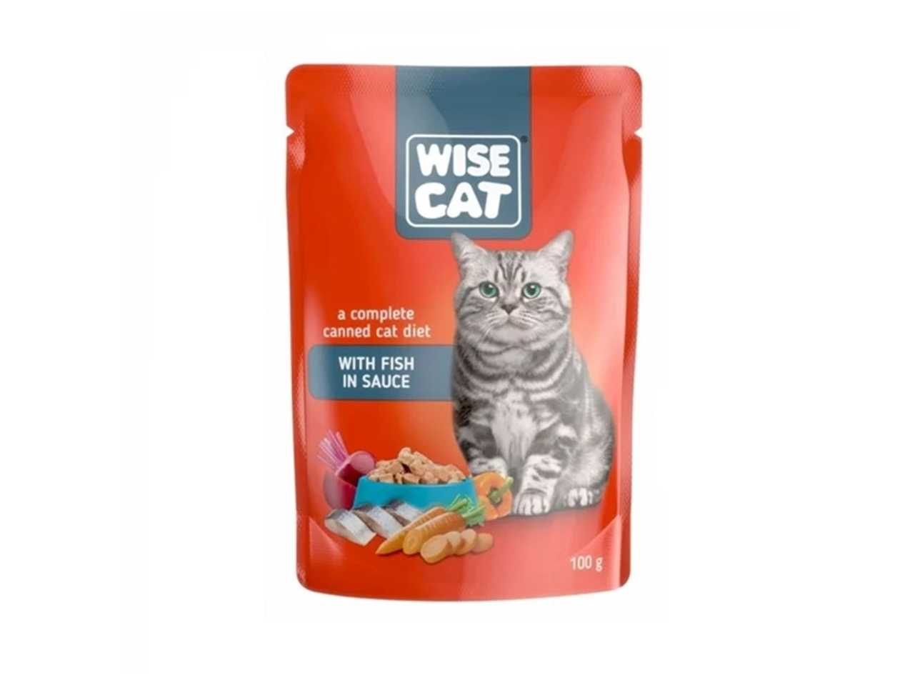 Wise Cat Pouch with Fish in Sauce (0.1kg)