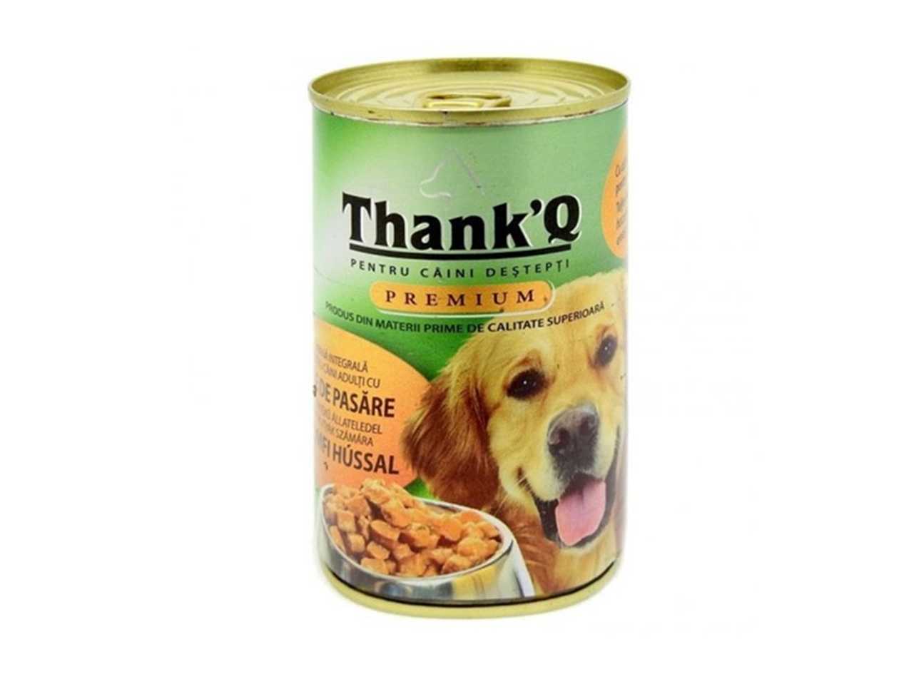 Thank`q Canned Dog Food with Poultry (1.24kg)