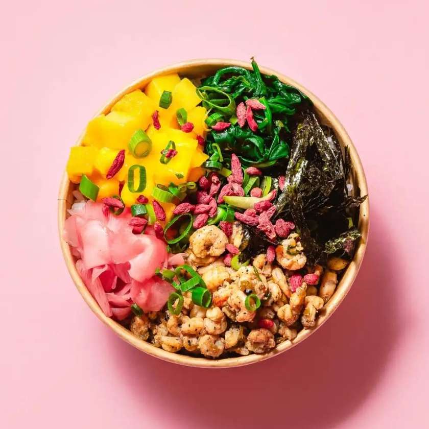 Bibimbap Krewetki