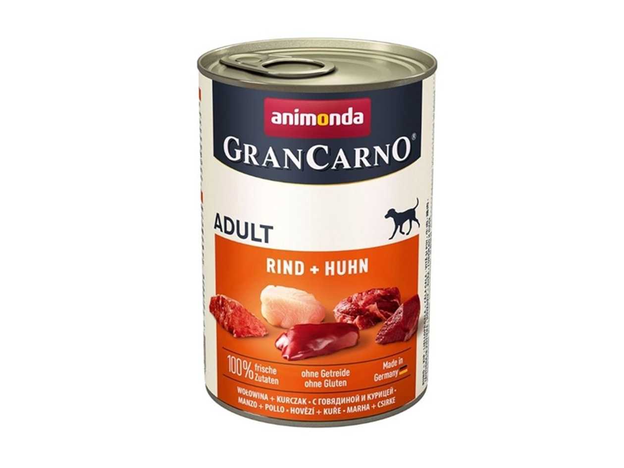 GranCarno Canned Dog Food Chicken/Beef (0.4kg)