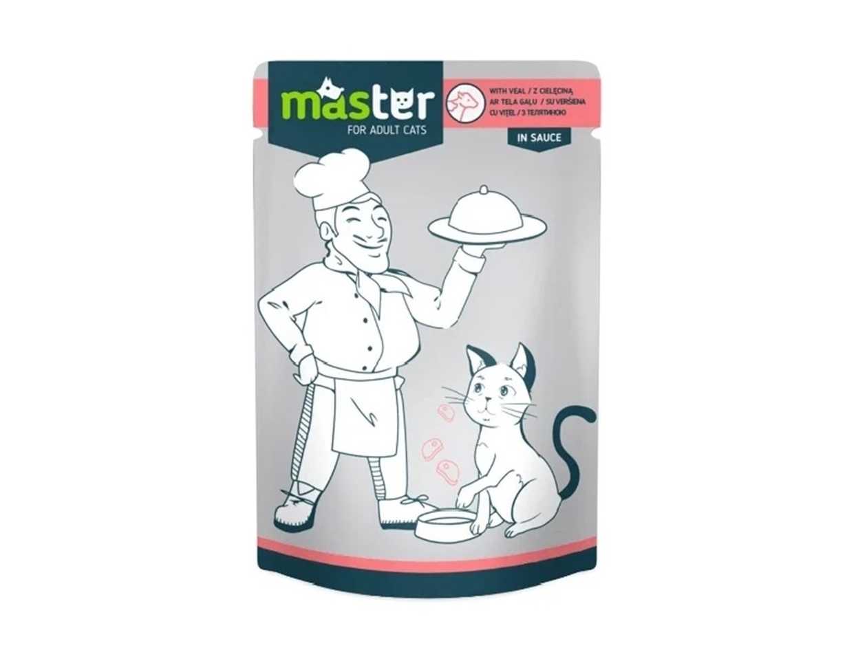 Master Cat Pouch with Beef in Sauce (0.085kg)