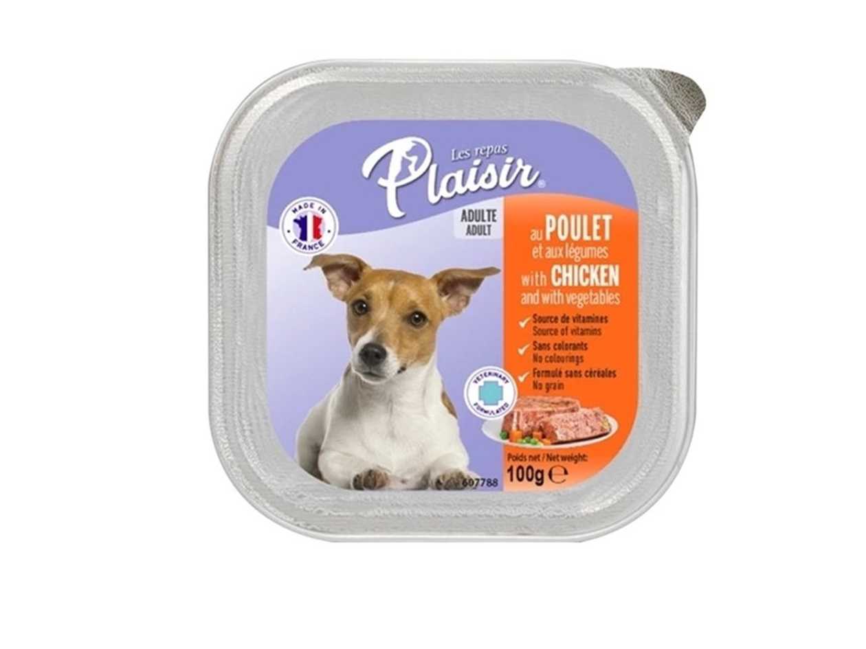 Plaisir Pate Dog with Poultry and Vegetables (0.1kg)