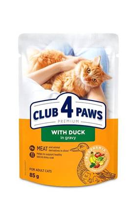 Club 4 Paws Преміум з качкою у соусі