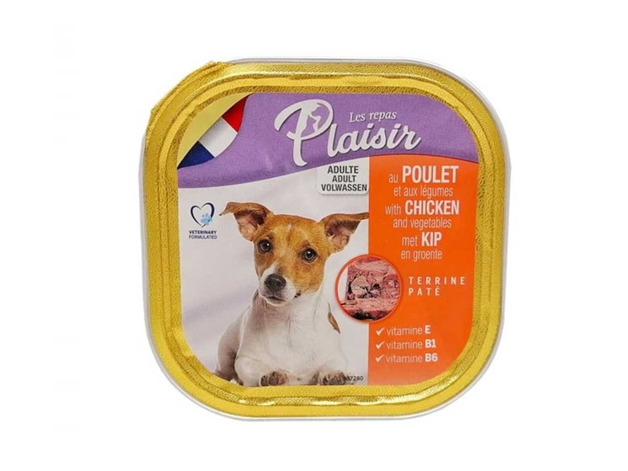 Plaisir Pate Dog with Poultry and Vegetables (0.3kg)