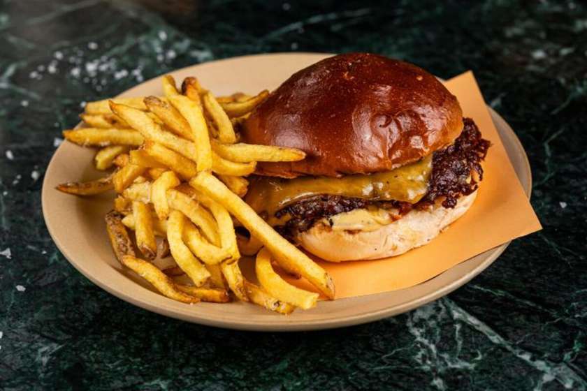 Double Cheeseburger & Fries