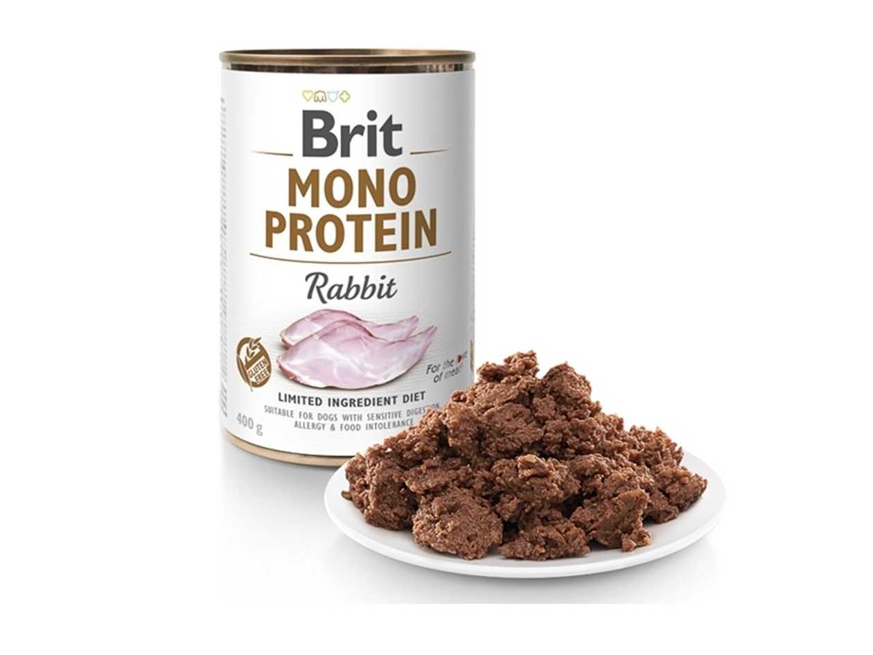 Brit Mono Protein with Rabbit for Puppies (0.4kg)