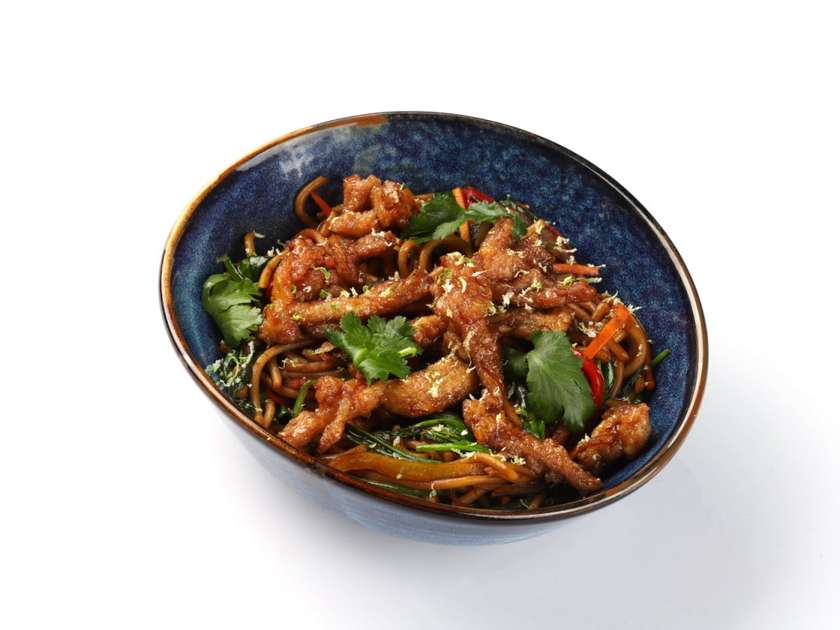 ЛОКШИНА З КУРКОЮ ТА ОВОЧАМИ (400г)