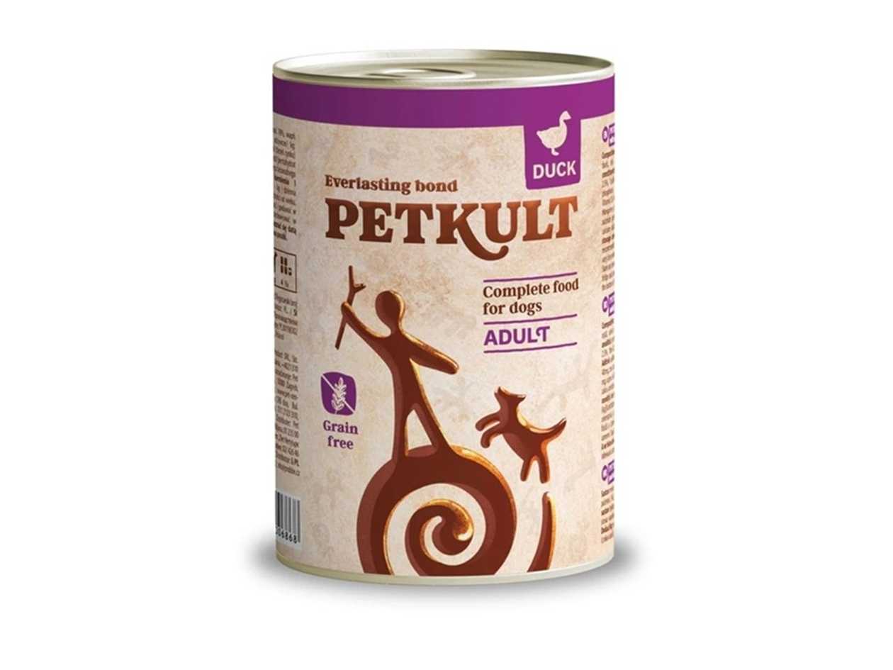 Petkult Canned Dog Food with Duck (0.4kg)