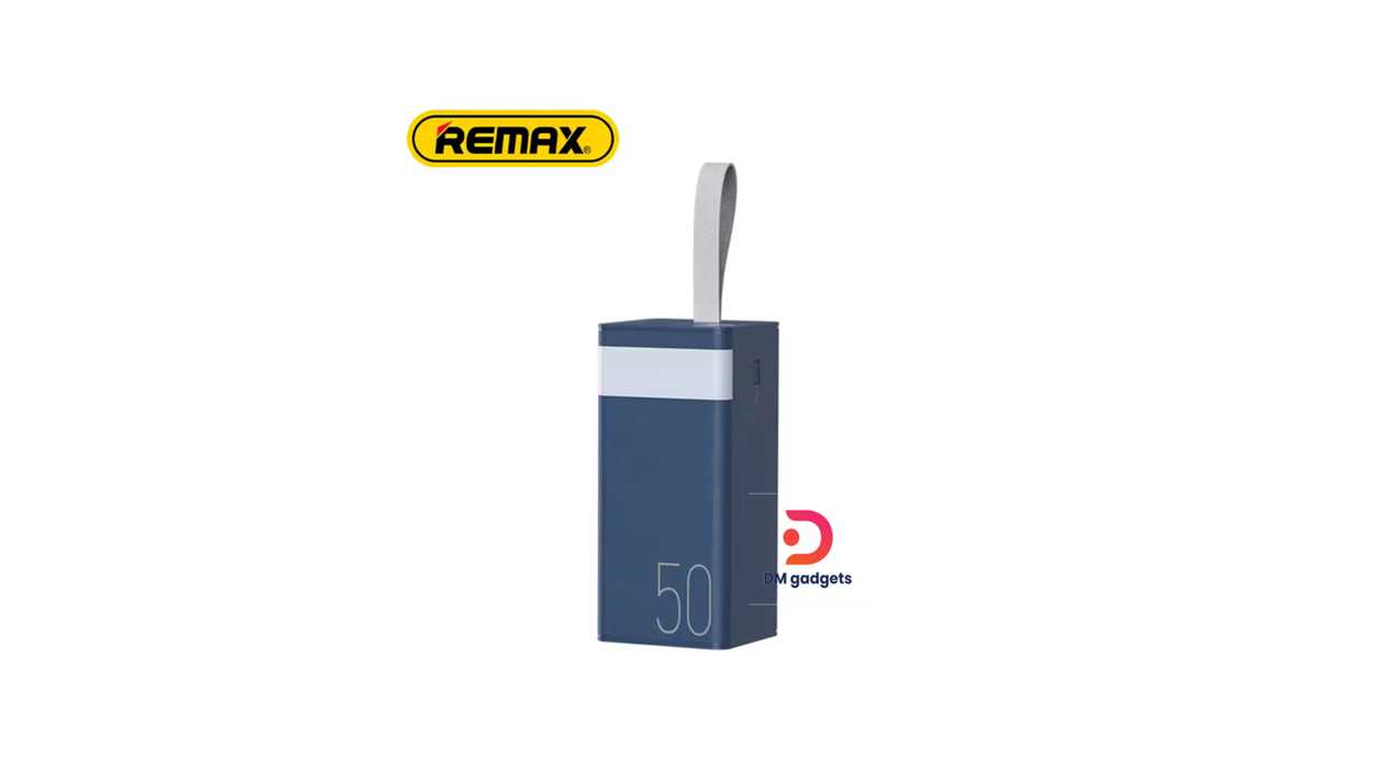 #202A#Remax® Chinen Series 20W+22.5W PowerBank 50.000MAH LED LIGHT- Black