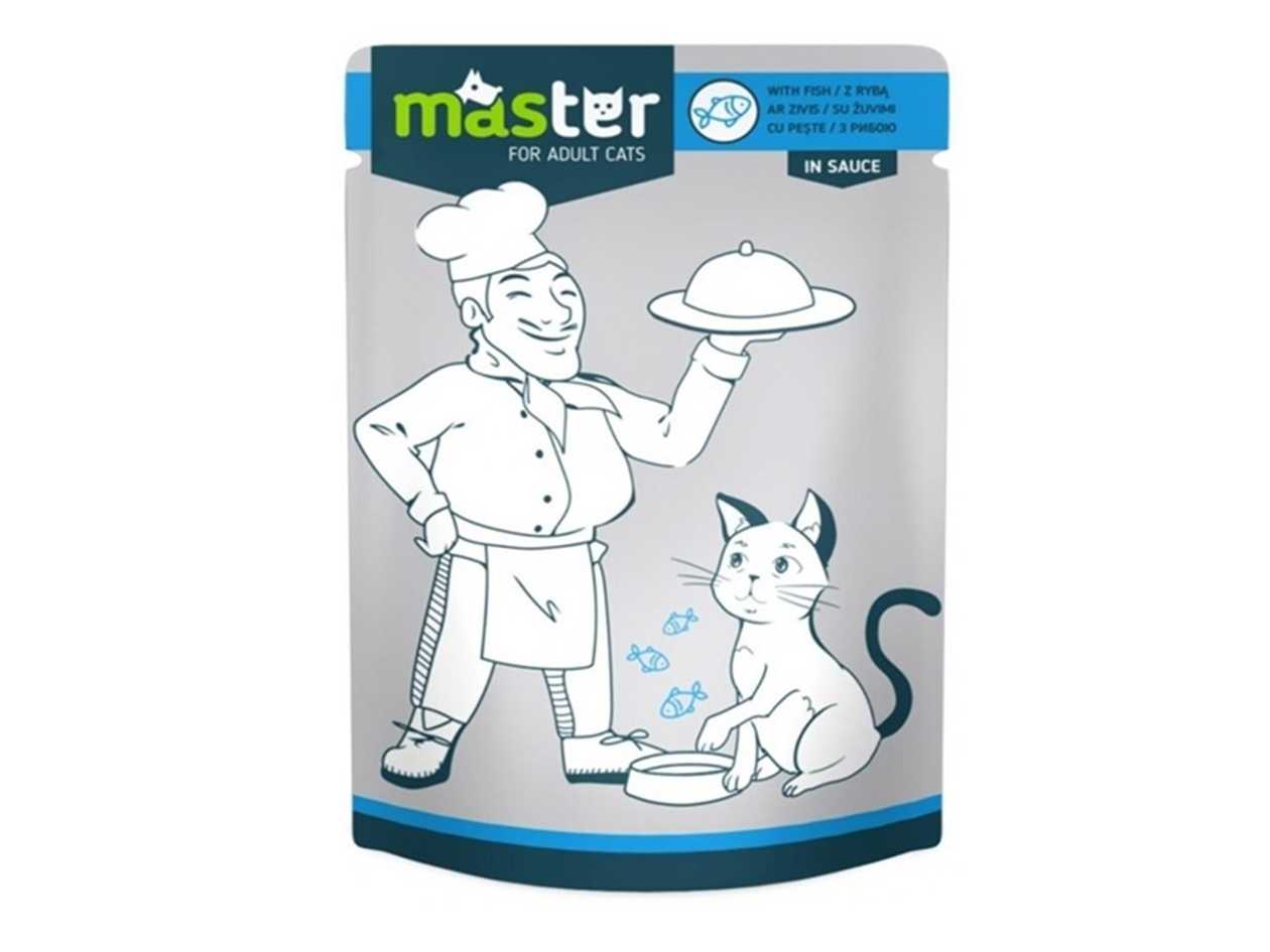 Master Cat Pouch with Fish in Sauce (0.085kg)