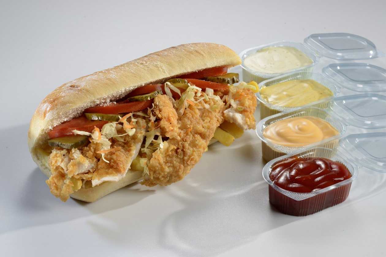 Schnitzel Bun Sandwich