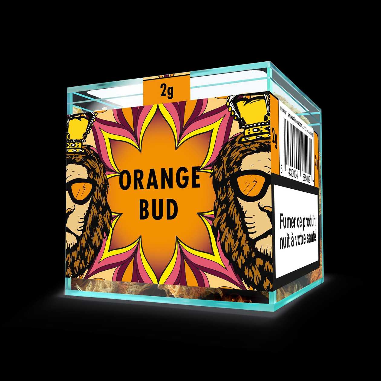 ZION CBD Cannabis Flower - Orange Bud - 2g Cube