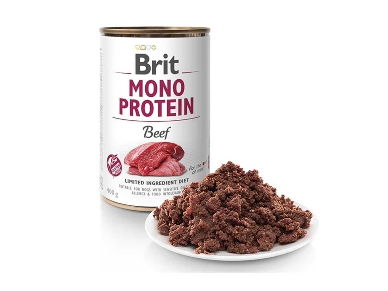 Brit Mono Protein with Beef for Puppies (0.4kg)