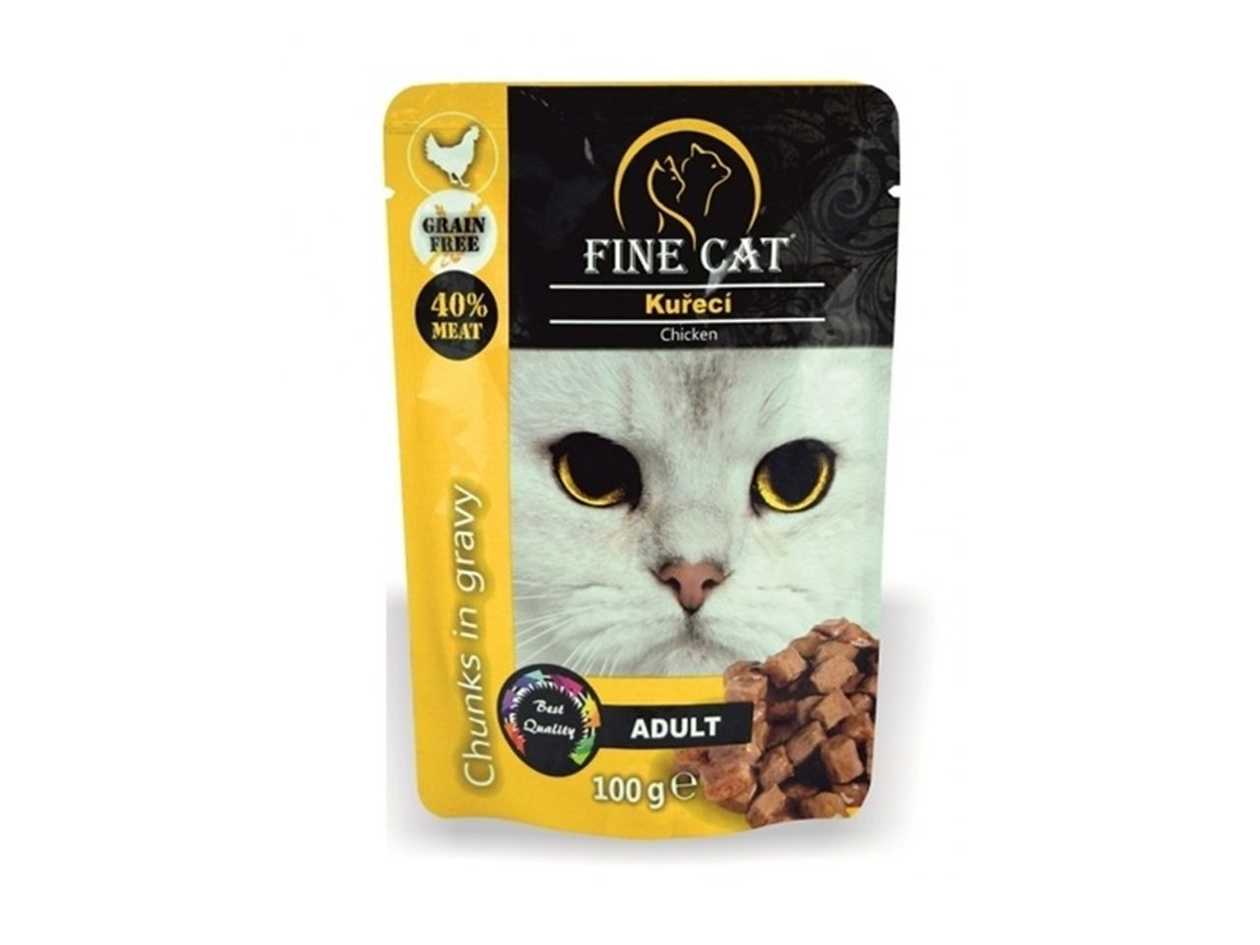 Fine Cat Pouch with Poultry in Sauce (0.1kg)