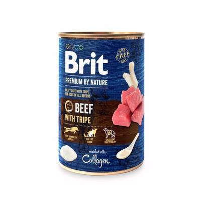 Brit Premium консерви для собак з яловичиною та тельбухами