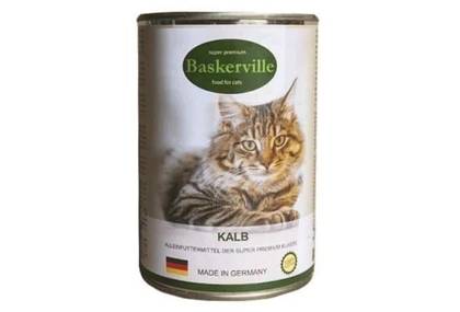 Baskerville консерви для котів з телятиною