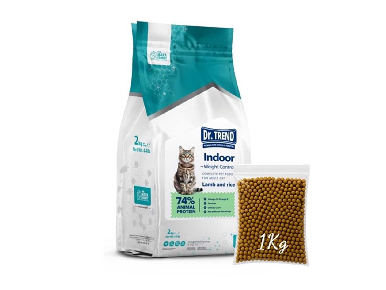 Dr. Trend Indoor with Lamb for Cats (1kg)