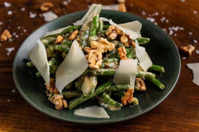 Green Bean Salad with Comte & Walnuts