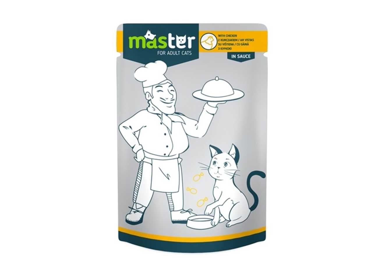 Master Cat Pouch with Poultry in Sauce (0.085kg)