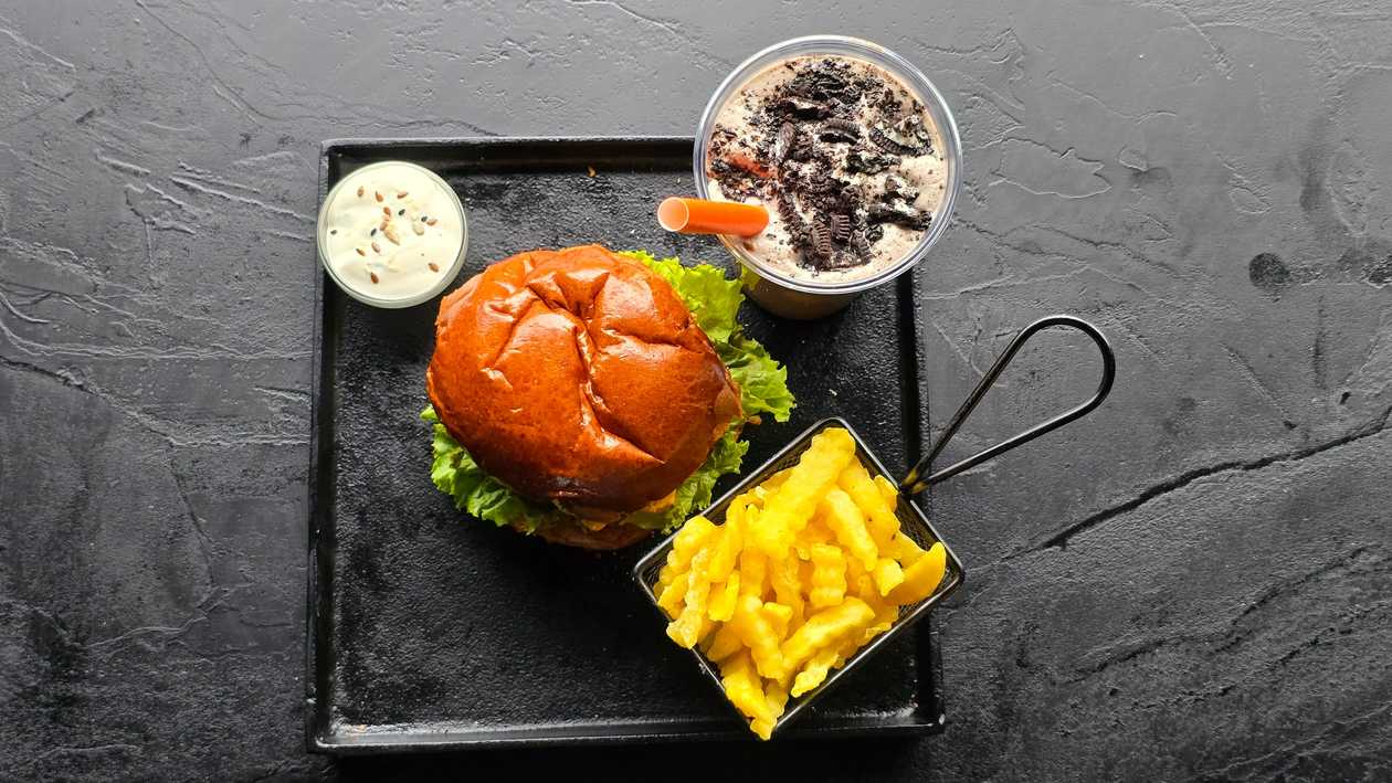 Burger and Milkshake Set