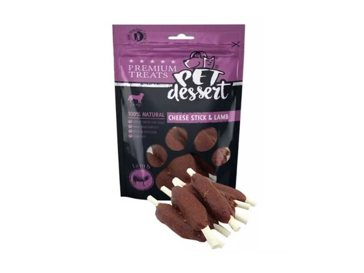 Pet`s Desert Sticks with Cheese and Lamb (0.08kg)