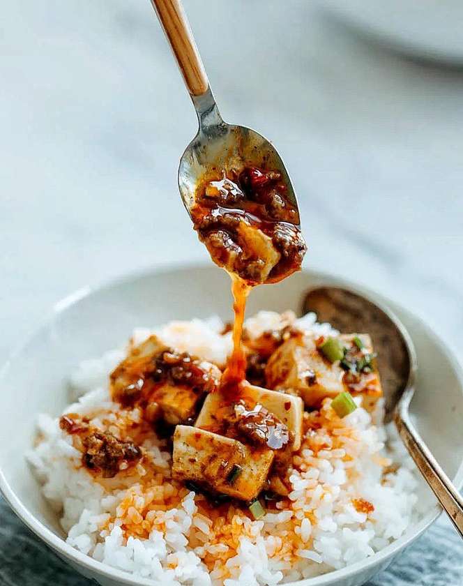 Mapo - chicken with rice