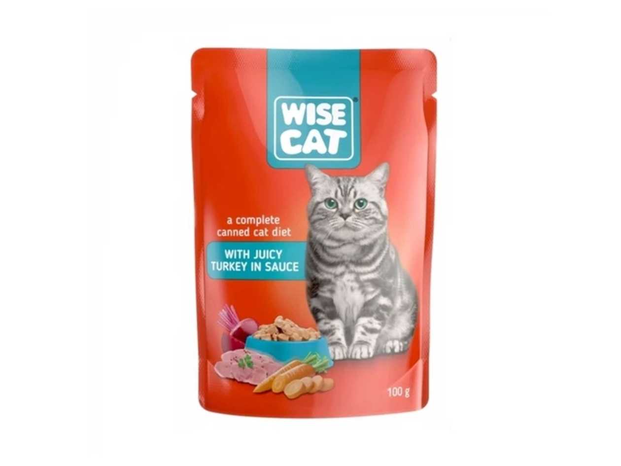 Wise Cat Pouch with Turkey in Sauce (0.1kg)