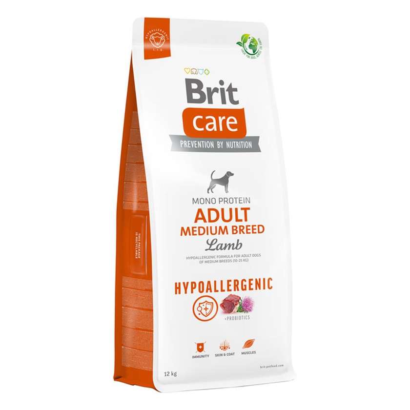 Brit Care Dog Hypoallergenic Adult Medium Breed Гіпоалергенний з ягням (на вагу)